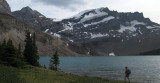 Merlin lake in the skoki area of the Rockies