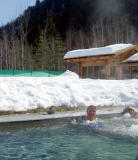 outdoor spa near cormayour