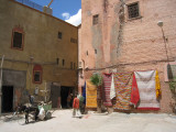 Entrance to the tunnel that leads to the Riad