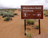 start of trail to Horse Shoe Bend