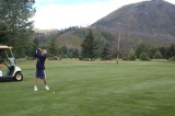 Golfing at West Glacier