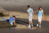 Playing On The Beach