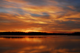 Sunset at Pony Express Lake