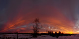 Winter Sunset Panorama