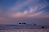 Blue Winter Landscape