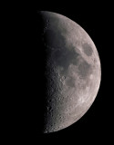 First Quarter Moon (Almost)