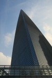 Looking up from the bottom of the World Financial Centre, Shanghai