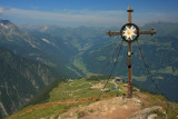 Wooden cross on Filzenkogel (2227m)