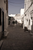 empty street in medina