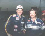 Dale Earnhardt and Tony Formosa Jr 1988
