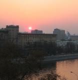 Sunset on the Moscow River