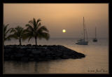 Sunset at La Pointe du Bout