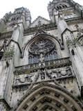 The facade of the basilica