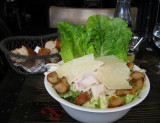 French version of Caesar salad with chicken