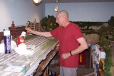 Jim using the Noch Static Grass applicator