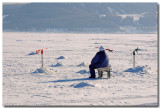 Pche blanche sur le Saguenay gel