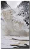 Chute Ouiatchouan, haute de 72 m, Val-Jalbert