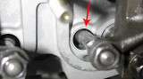 Correct alignment of the pushrod in the PRT