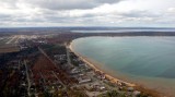 arriving over Traverse City (KTVC)