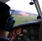 landing on grass runway in UK