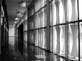 looking down corridor