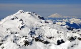 Glacier Peak and Mt Baker in distant