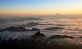 sunrise on western Cascades