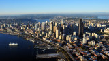 Arriving ferry to Seattle