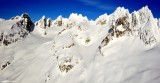 Crooked Thumb Peak and Mt Challenger of Picket Range
