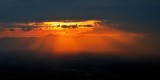 sunset over Redding California  