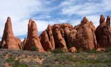 Arches sandstone formation