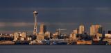 Space Needle April sunset