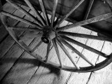 old wagon wheel