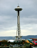 space needle and the blob