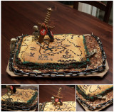Antonys Treasure Map Cake