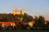 Fortress Angera Castle, shortly after sunrise