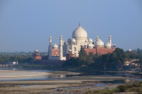 View of the Taj Mahal from the Agra Fort