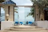 Doors to the beach at Ritz Carlton San Juan