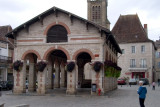 Susan at Place de la Halle, a covered market