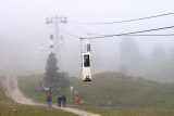 Thursday we take the coffin  lift from Passo Sella to Forc Sassolungo