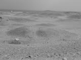 Desert surrounding the Pyramids