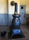 A U.S. Army Cannon Heater in Sitting/Recreation Room