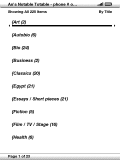 Title listing of Collection titles prefaced by symbol #1