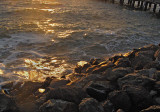 pier and shore at dusk mImg_1493