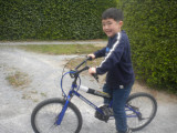 Kyle Riding his bike in Nago