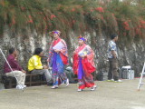 Traditional Dress at Shuri Castle Park in Okinawa, Japan.