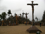 Hill of Crosses and large outer crucifix