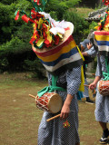 Young drummer in the procession