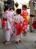Young local girls in yukata