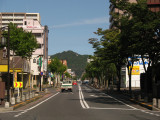 Ōmi Hachiman's cherry blossom-lined main street